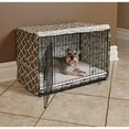 thumbnail image 1 of Midwest Homes for Pets Dog Crate Cover, Brown Geometric Pattern, 30", 1 of 7