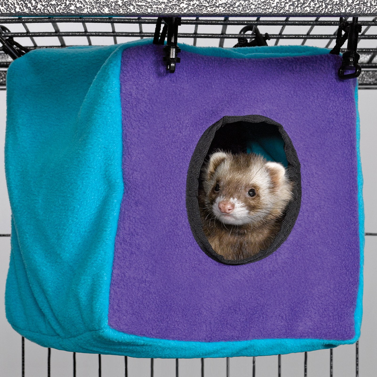 Four Ferrets in Their Wild Habitat Carry-All Pouch by mario's