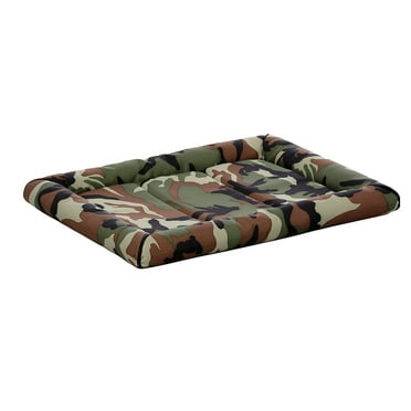 Midwest Homes for Pets Ultra-Durable QuietTime Maxx Dog Bed Fits a 24-inch Crate, Camo Green