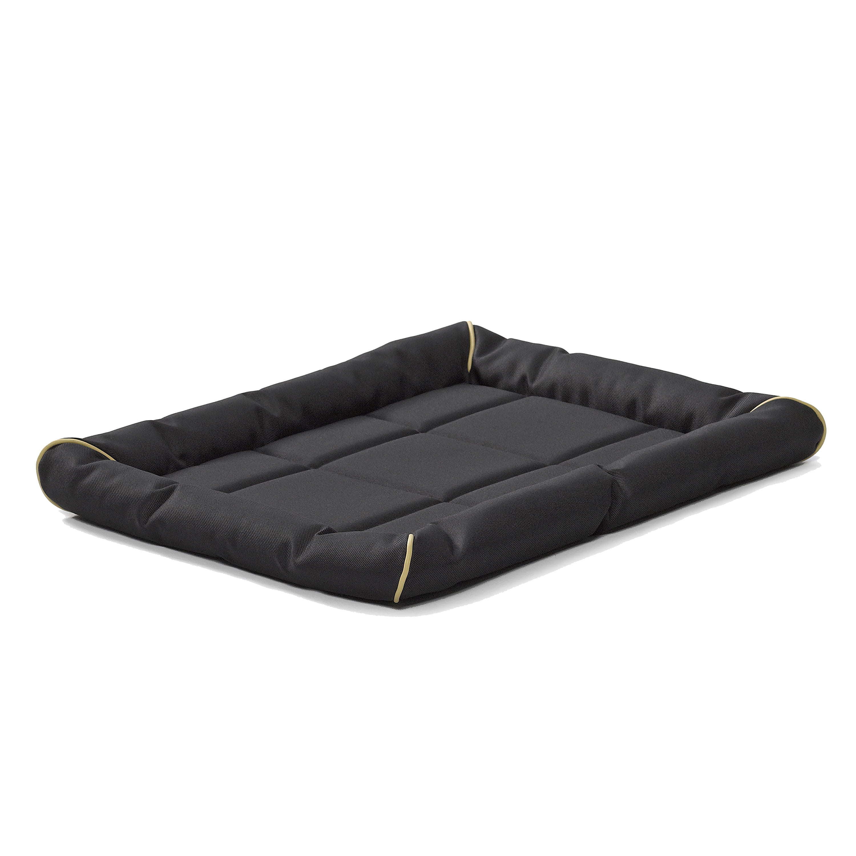 Black and Brown Chew Resistant Outdoor Pet Bed, 30-Inch