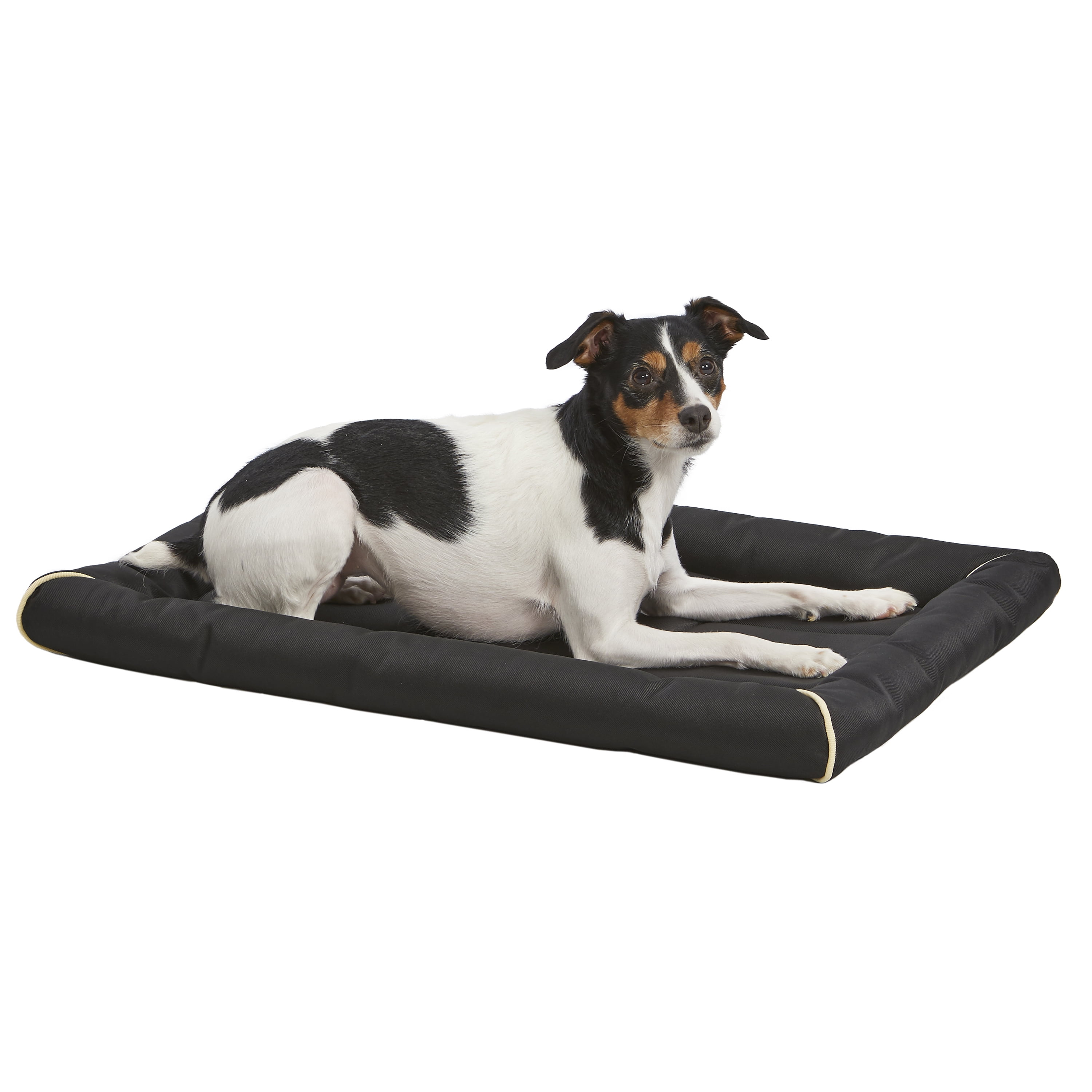 Maxx Ultra-Rugged Black Polyester Pet Bed for Crates