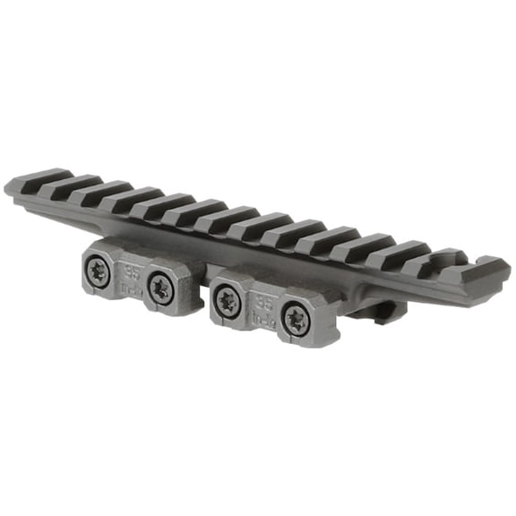 Midwest Industries MK2 1913 Riser Rifle Rail Mount, 13 Slot, Black