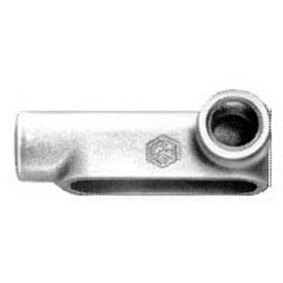 Midwest LR85 Type LR Rigid Conduit Outlet Body; Die-Cast Copper-Free Aluminum