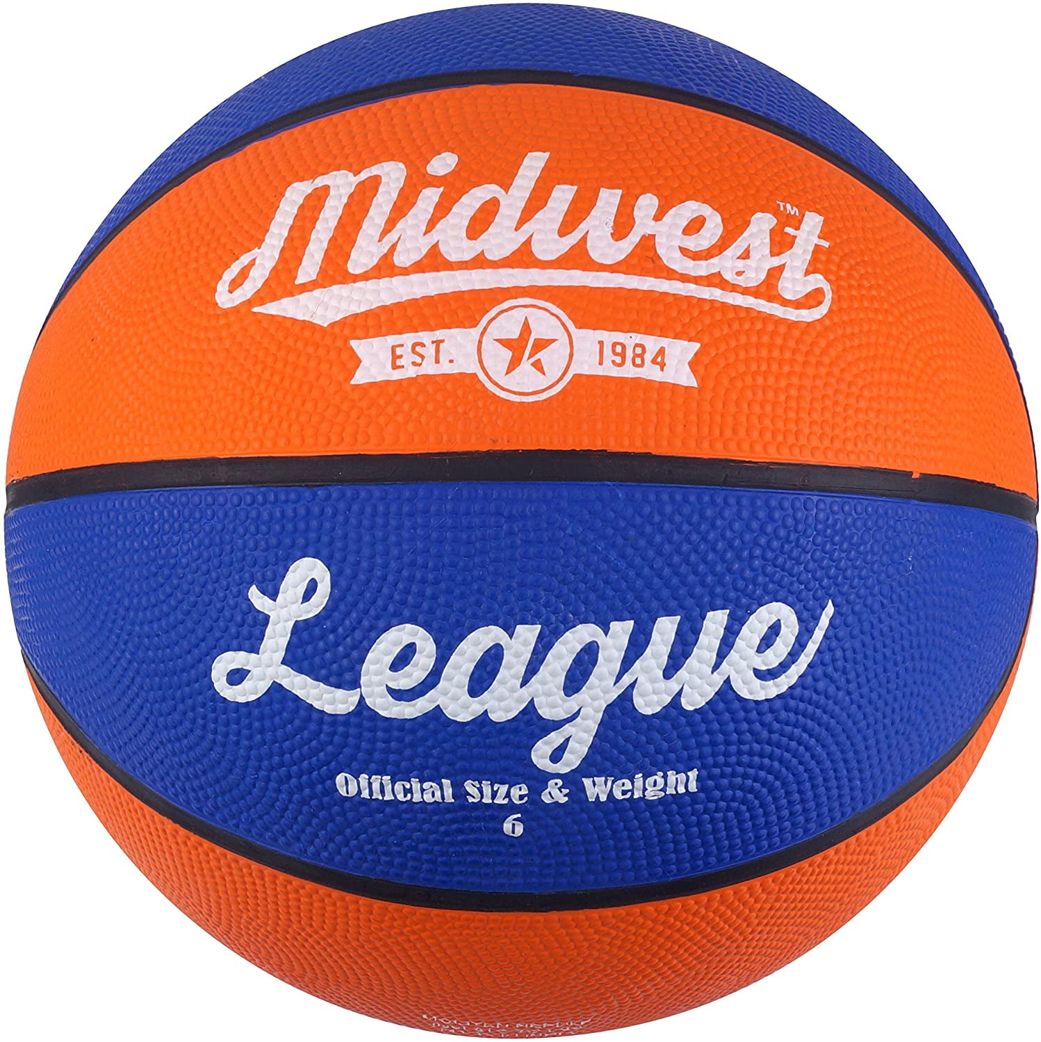 Midwest League Basketball Blue/Orange 5
