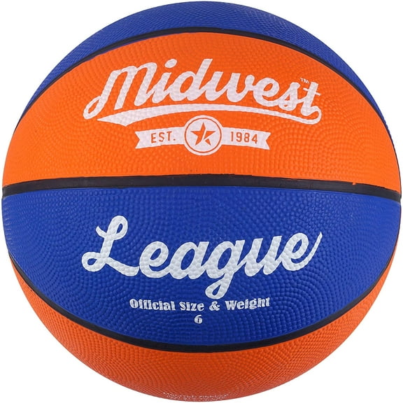 Midwest League Basketball Blue/Orange 5
