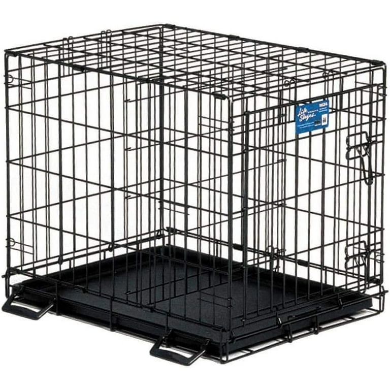 Midwest Life Stages Folding Dog Crate 24 x 18 x 21 Walmart