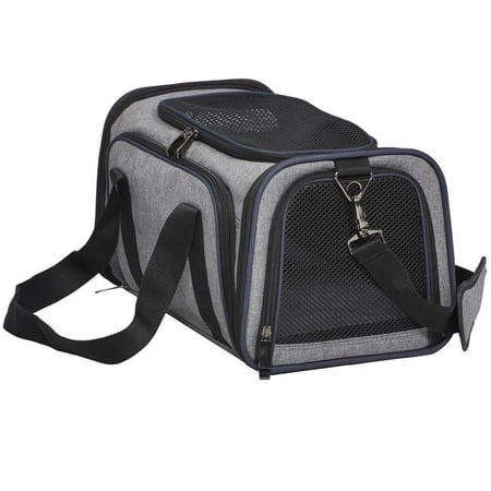 Midwest MW02621 Duffy Expandable Pet Carrier, Small - Gray