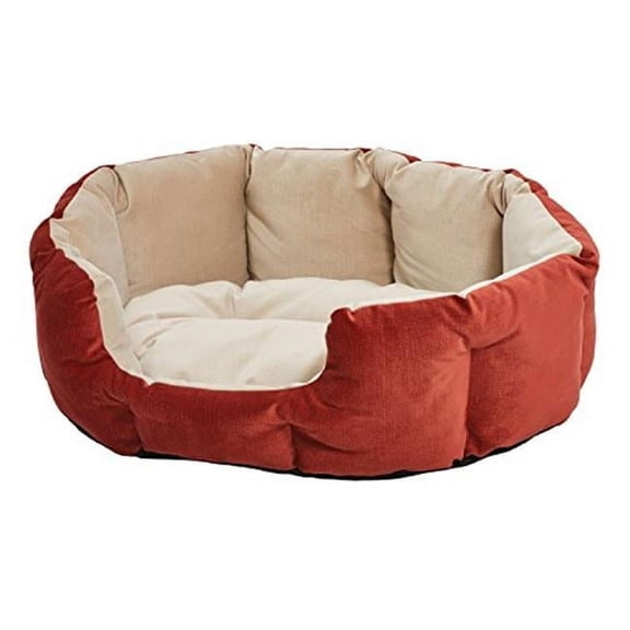Midwest Metal Products MW02407 Tulip Russet Bolster Dog Bed - Medium