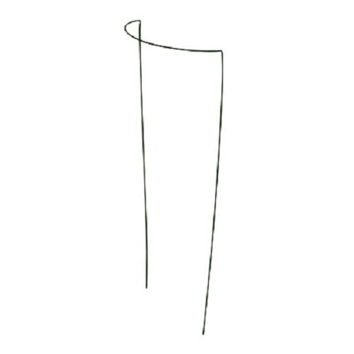 Midwest PP1234GT 12" x 34" Green Half Round Metal Peony / Plant Support Hoops - Quantity of 24