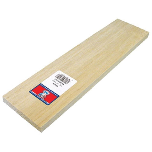 Midwest Products 6303 Balsa Wood 3/32 x 3 x 36 Inch - Quantity of 10 pieces