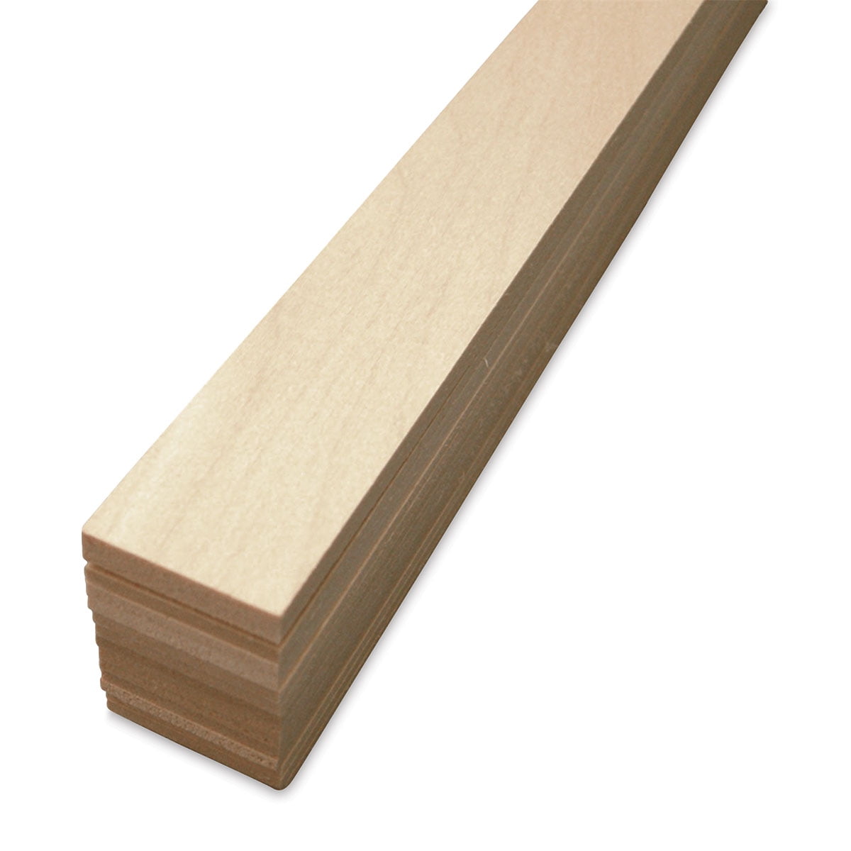 Midwest Products Basswood Sheets 15 Pieces, 3/32" x 1" x 24