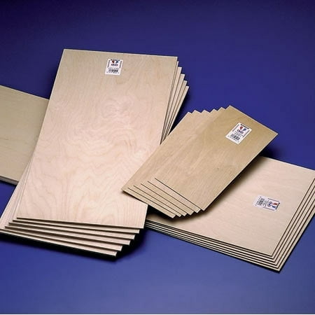 Midwest Products Co. Plywood 1/8 x 12 x 24 6 MID5244 Wood Building Supplies