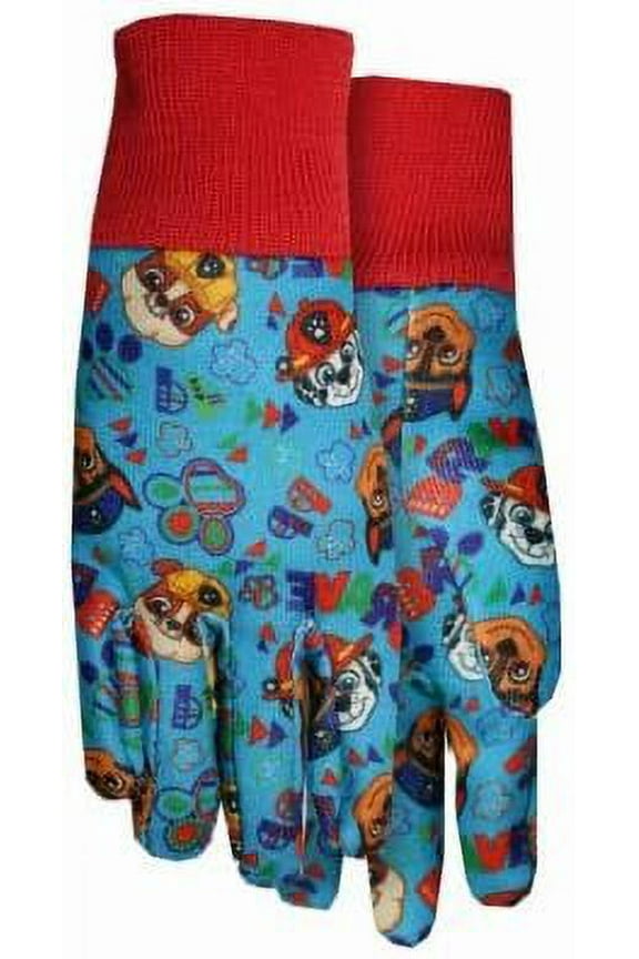Midwest Quality Glove Nickelodeon Youth Cotton Blue Gloves