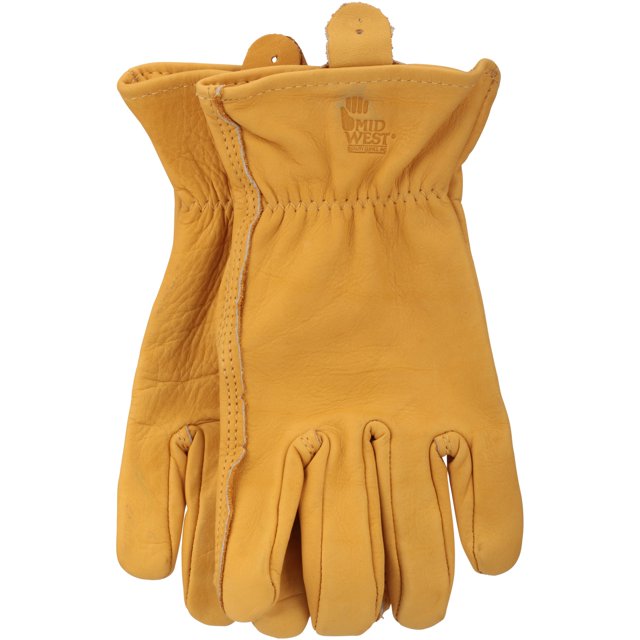 Midwest Quality Gloves Top Grain Premium Grade Cowhide Unlined Gloves