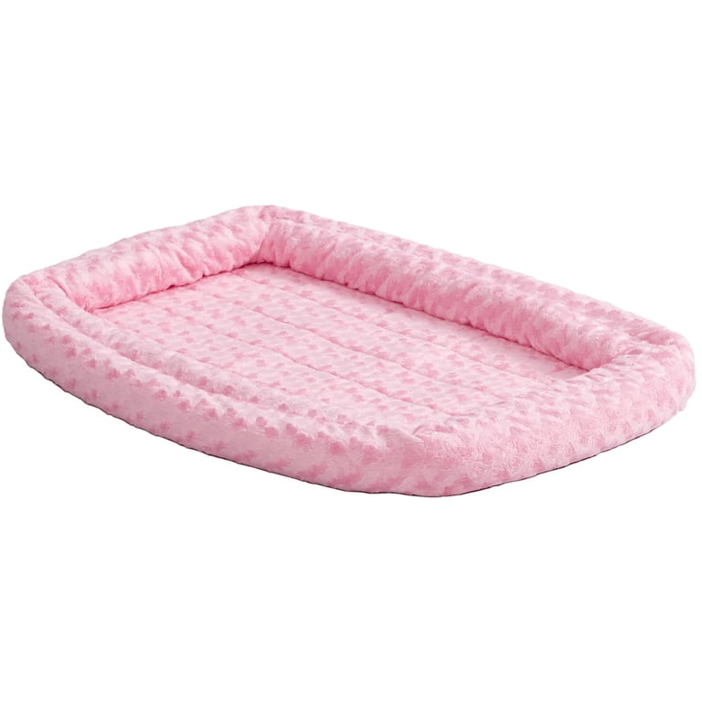 Quiet Time Double Bolster Crate Mat, 22 Inch Pink photo 1