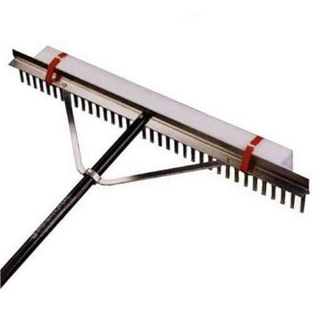 36 in Aluminum Lake Rake, 36 Tines, 132 in L Aluminum Handle 86036GR