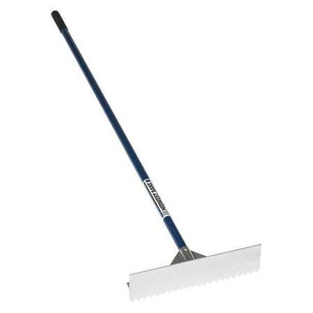 SEYMOUR MIDWEST RAKE Asphalt Lute, 22 Tines, Aluminum Handle