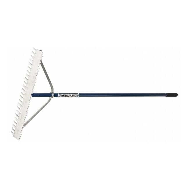 Bitumen Rake Midwest Rake Asphalt Lute,24 Tines,Aluminum Handle 12536GRA - Walmart.com