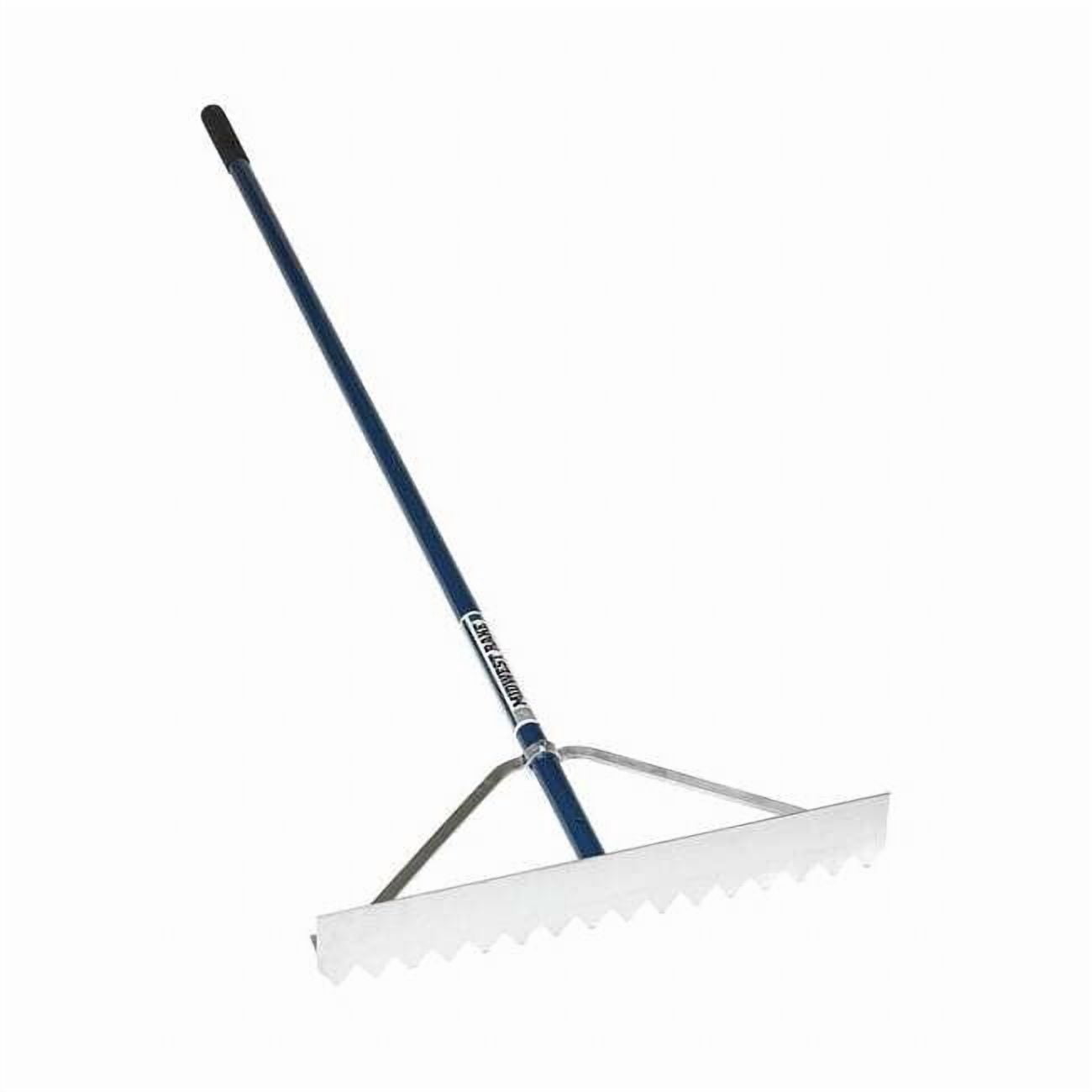 Seymour Midwest Rake Asphalt Lute,24 Tines,Aluminum Handle 56935GRA ...