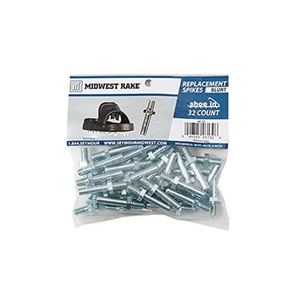 Midwest Rake Sharp Spiked Style Shoes for Resinous Coatings, with Replacement Spikes (Various Sizes: M -XL ), 1" Rounded