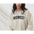 thumbnail image 1 of Midwest Retro Oversized Midwest Is Best Region Sweatshirt All size S-3XL, 1 of 5