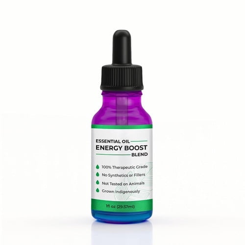 Midwest Sea Salt Company Energy Boost Essential Oil Blend 1oz