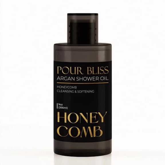 Midwest Sea Salt Company Honeycomb Cleansing Argan Shower Oil - 9oz