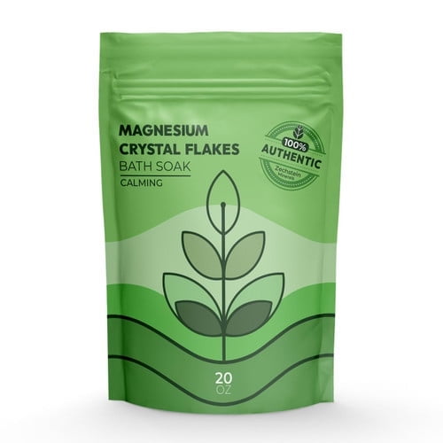 Midwest Sea Salt Company Magnesium Crystal Flakes Bath Soak - Calming - 20oz