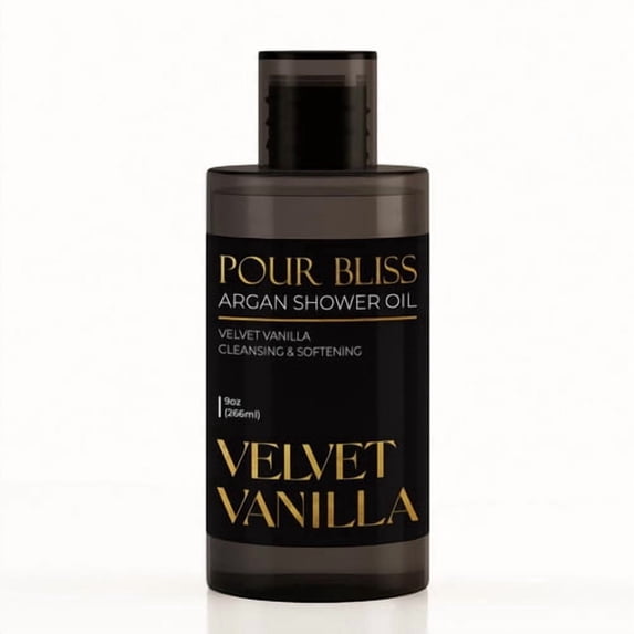 Midwest Sea Salt Company Velvet Vanilla Cleansing Argan Shower Oil - 9oz