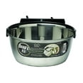 thumbnail image 1 of Midwest Stainless Steel Snap'y Fit Water and Feed Bowl 1 quart Stainless Steel, 4 cups/32 oz., 1 of 3