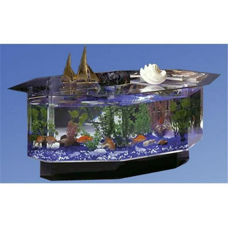 Octagon fish tank cheap