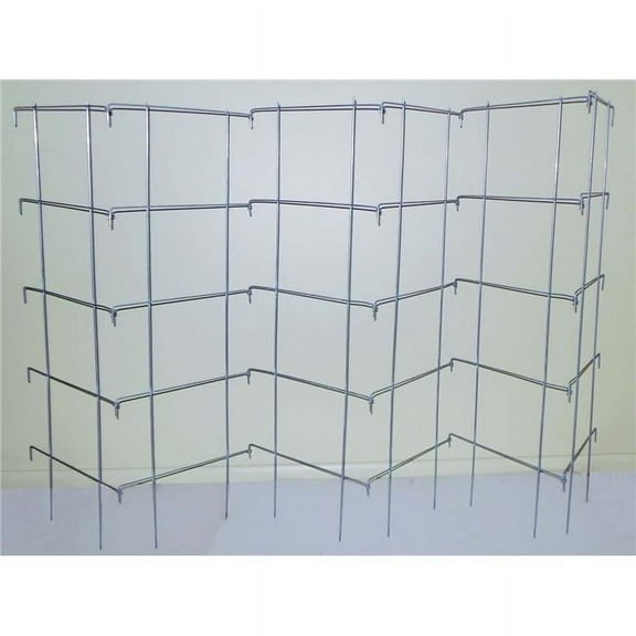 Midwest Wire Works 70 in x 40 in Galvanized Steel Collapsible Pea Fence, 2 Pack