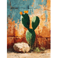 thumbnail image 1 of Midwestern Cactus Canvas Print, Western Desert Art, Premium Wall Decor, Ready to hang, 1 of 8