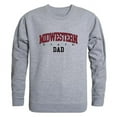 thumbnail image 1 of Midwestern State University Mustangs Dad Crewneck Sweatshirt, Heather Grey - Large, 1 of 1