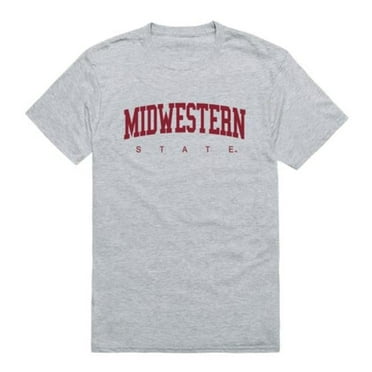 Midwestern State University Mustangs Game Day T-Shirt, Heather Grey - Small