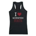 thumbnail image 1 of Midwestern State University Mustangs Women I Love Tank Top, Black - Medium, 1 of 1