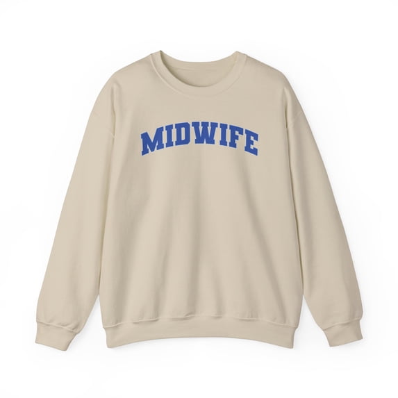 Midwife Midwifery Graduation Sweatshirt Gifts Crew Neck Shirt Long Sleeve