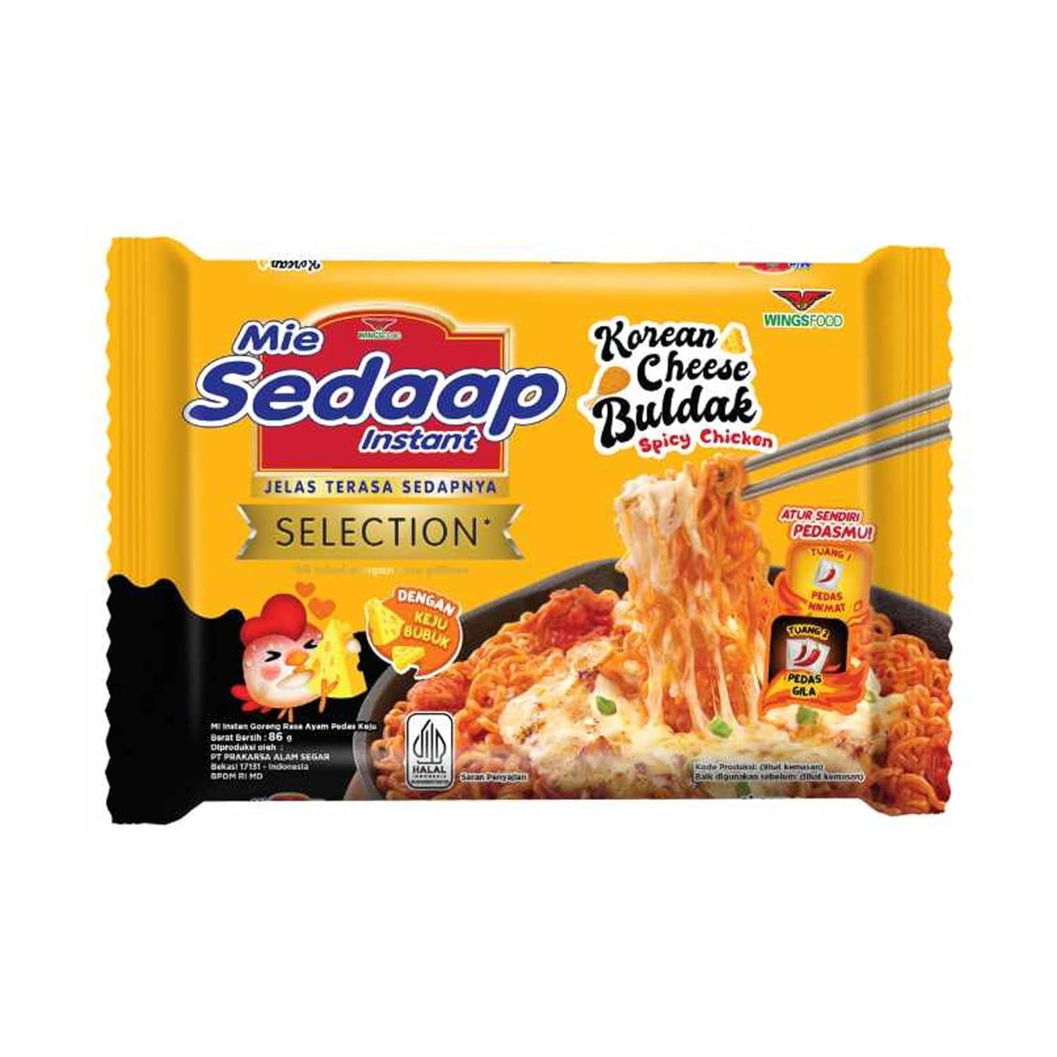 Mie Sedaap Korean Cheese Buldak Spicy Chicken (Pack of 30