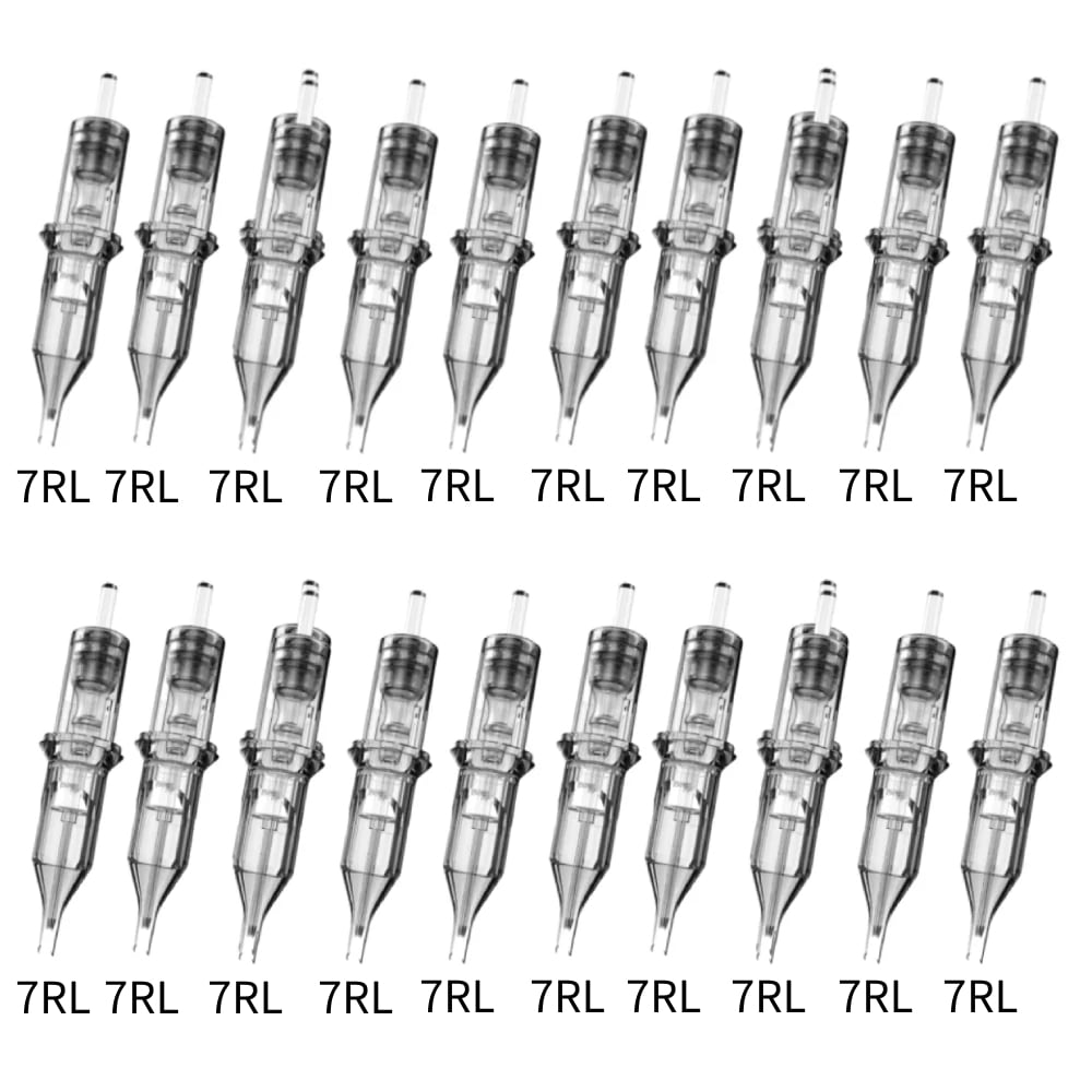 REDTOP Tattoo Cartridge Needles Round,Disposable Sterile Tattoo Needle