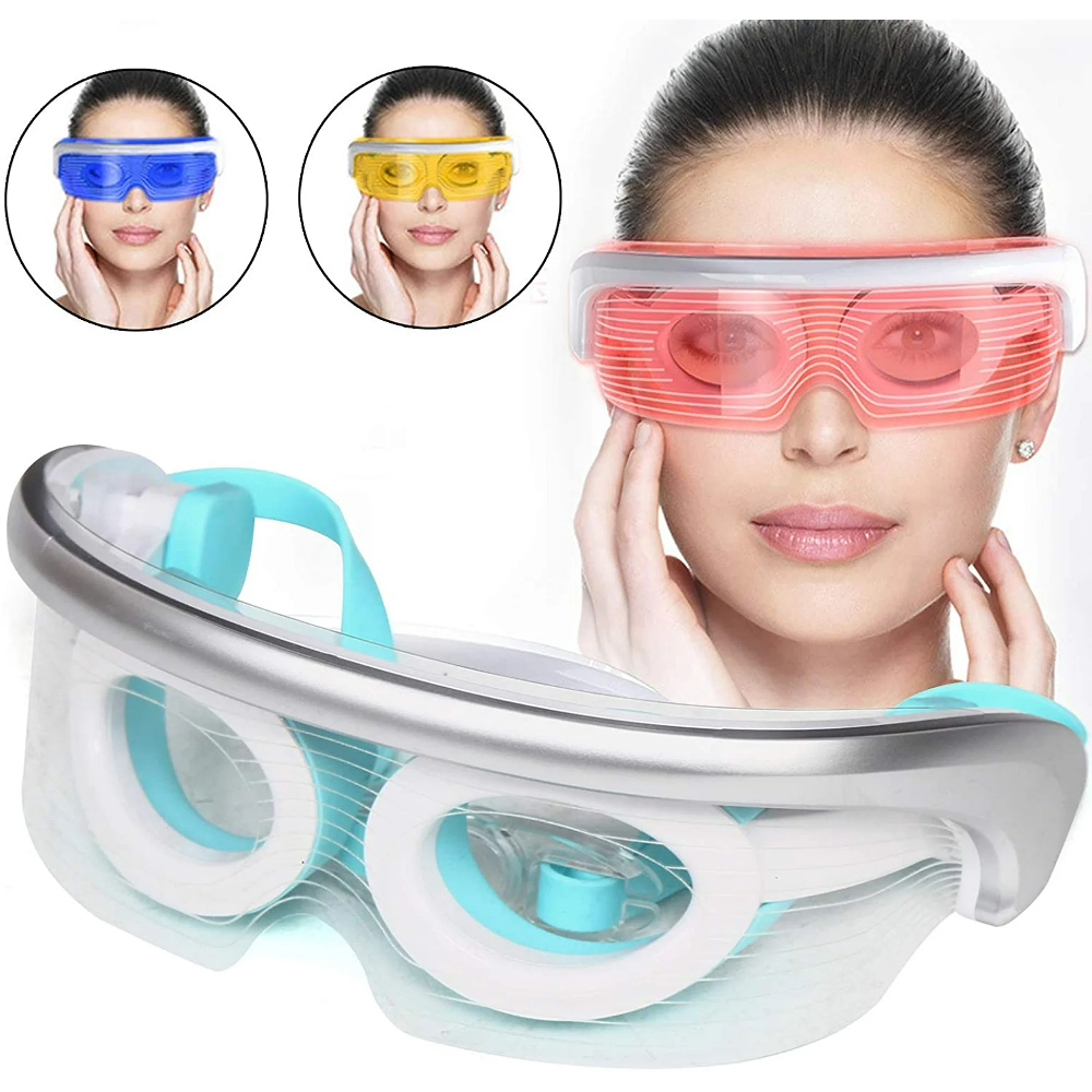Mieauty Electric Eye Massager with Heating 3 Colors LED Photon Light