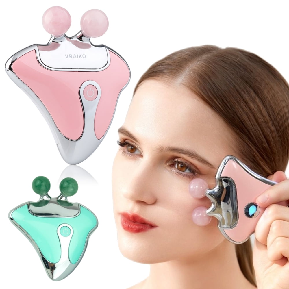 Mieauty Gua Sha Facial Massagermicrocurrent Electric Face Lift Device 3 Light Modes Y Shape 