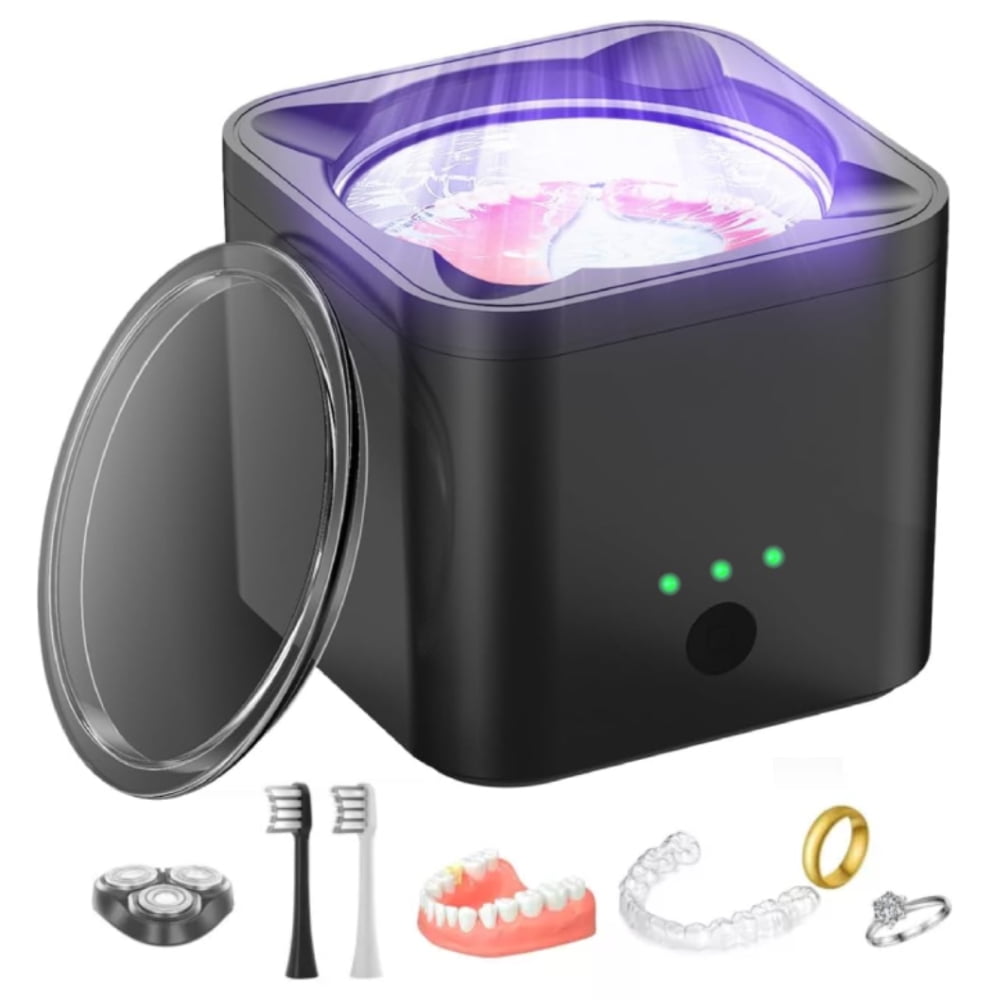 Mieauty Ultrasonic Cleaner for Dentures, 22W Professional Retainer