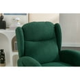 thumbnail image 1 of Miekor Furniture 049-Teddy Fabric Rocking Chair With Packet Wood Legs,Green BS2968, 1 of 6