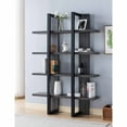 thumbnail image 1 of Miekor Furniture 202709 Bookcase Distressed Grey & Black 131114, 1 of 4