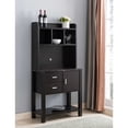 thumbnail image 1 of Miekor Furniture 212949 Baker's Cabinet Red Cocoa & Faux Marble Black 130949, 1 of 4