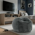 thumbnail image 1 of Miekor Furniture 40 inch Minky Gunmetal Memory Foam Lounger MK2566, 1 of 9