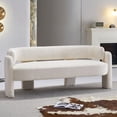 thumbnail image 1 of Miekor Furniture 75.59" Wide Boucle Upholstery Modern Sofa for Living Room Beige W4US5477, 1 of 9