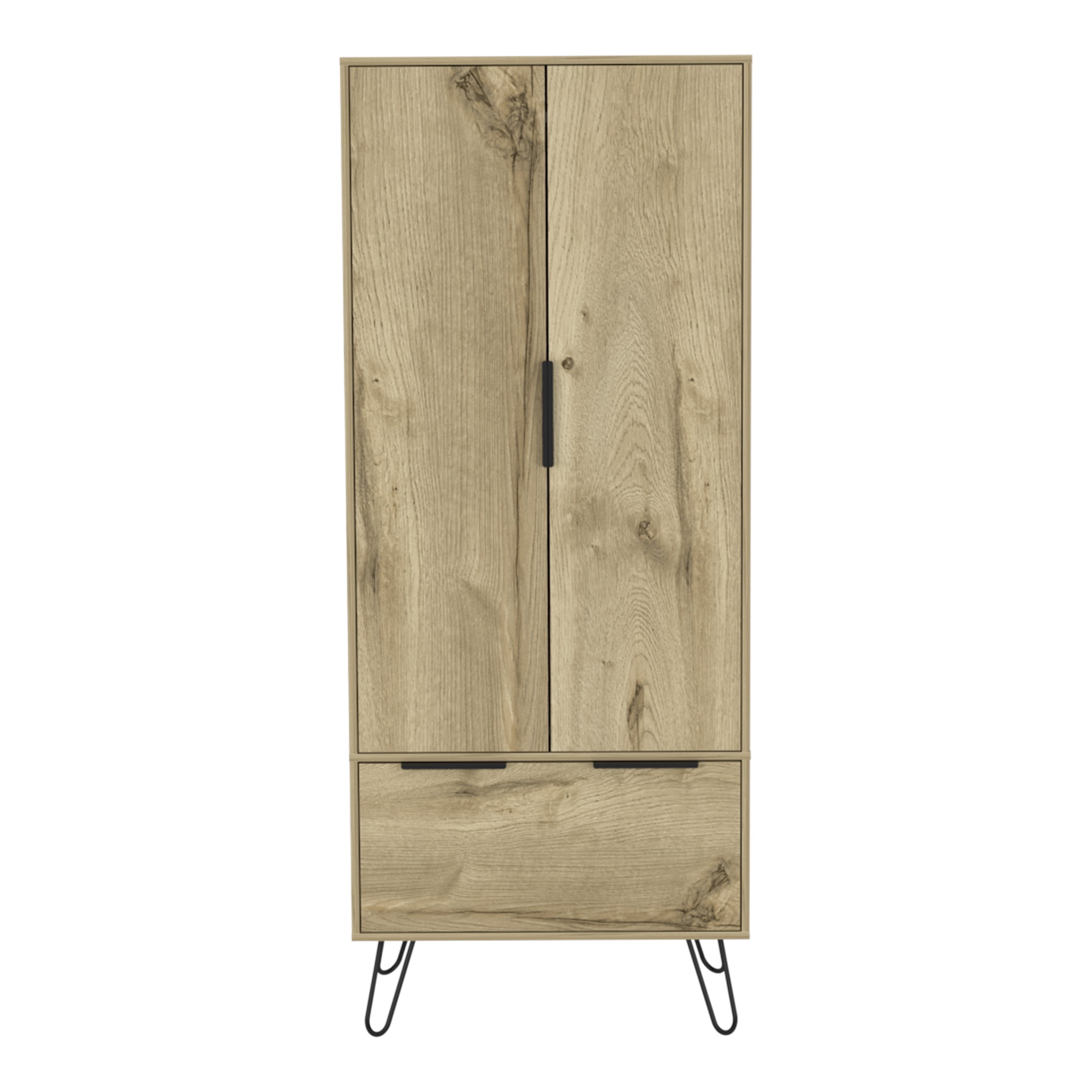 Miekor Furniture Armoire Skyoner, Bedroom, Light Oak W4US0122