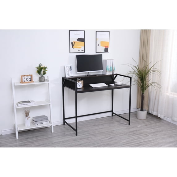 Miekor Furniture Black Console Table Narrow Modern Entryway Table Small Behind Couch Table Skinny Sofa Table Hallway Table for Living Room Foyer Bedroom Corridor Office 09531