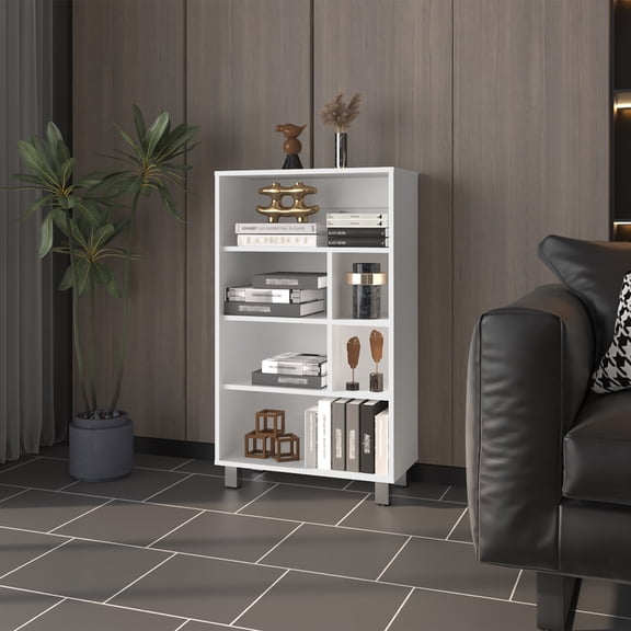 Miekor Furniture Bookcase Midway, Office, White MK0332